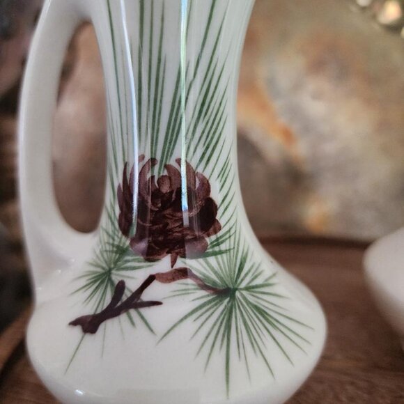 2-Vintage 1960’s Loveland Pottery Pine Cone Vase - Picture 3 of 7